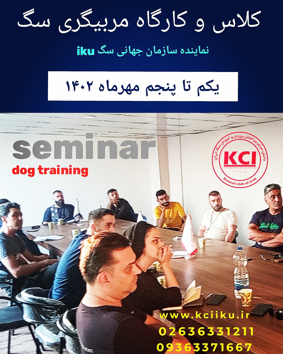 کلاس مربیگری سگ kci